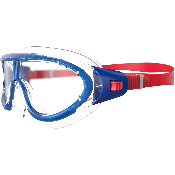 Дитячі плавальні окуляри Speedo Biofuse Rift, маска для плавання, антифог, антипотік, сині/помаранчеві, універсальний розмір