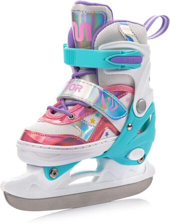 Дитячі ролики Meteor Vertellbare 4-в-1 – ролики-інлайни для дітей, ABEC-7, PU-колеса, алюмінієвий фрейм, розміри XS-37 (Lunar)