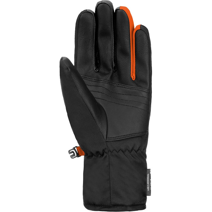 Дитячі гірськолижні рукавички R-TEX XT Junior з вологозахисною мембраною, чорно-сіро-помаранчеві, розмір 5