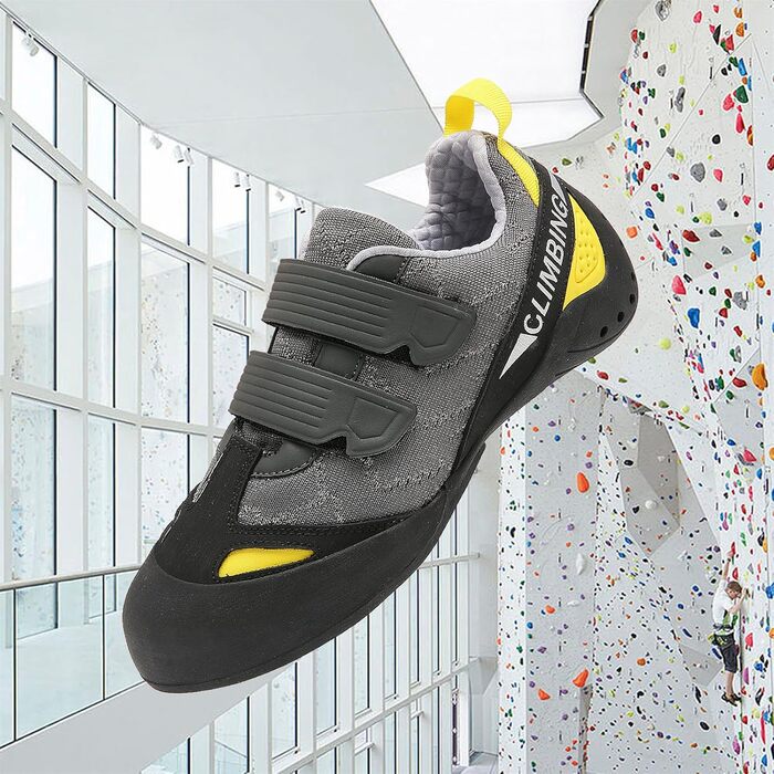 Кріпи для скелелазіння чоловічі, жіночі, дитячі. Для початківців та професіоналів. Скелелазіння, боулдеринг, тренувальні кросівки. Розмір 44 EU, сірий колір