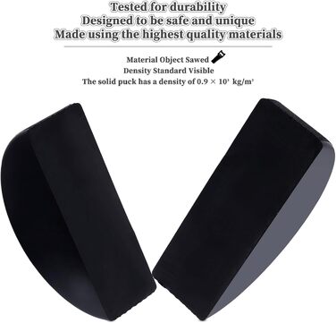 Набір шайб для хокею UNBEATABLE ENERGY (15 шт.) з тейпом, 7.6 см, 2.5 см, 170 г