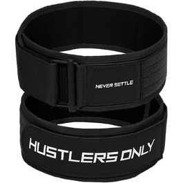Пояс для важкої атлетики Hustlers Only з швидкою застібкою, для бодібілдингу, пауерліфтингу, кроссфіту та станової тяги, регульований, чоловічий і жіночий