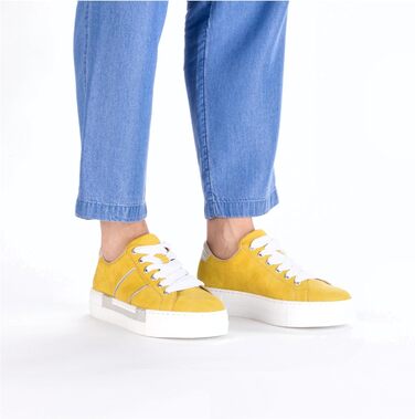 Кросівки жіночі Rieker N4902, жовті, 40 EU - зручне взуття для міста