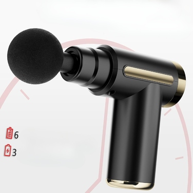Перкусійний масажер Massage Gun для спини, стоп та всього тіла, 6 режимів швидкості