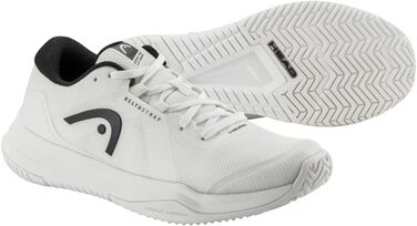 Тенісні кросівки HEAD Sprint Pro 4.0 Junior - унісекс, білий/чорний (36.5 EU)