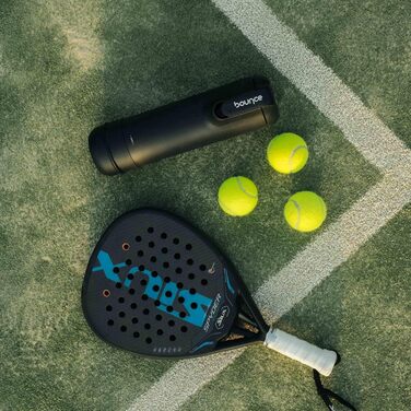 Bounce Tube Padel: Контейнер для м'ячів для падел-тенісу – збільшена тривалість життя м'ячів, збереження пружності, вбудований насос, Made in France