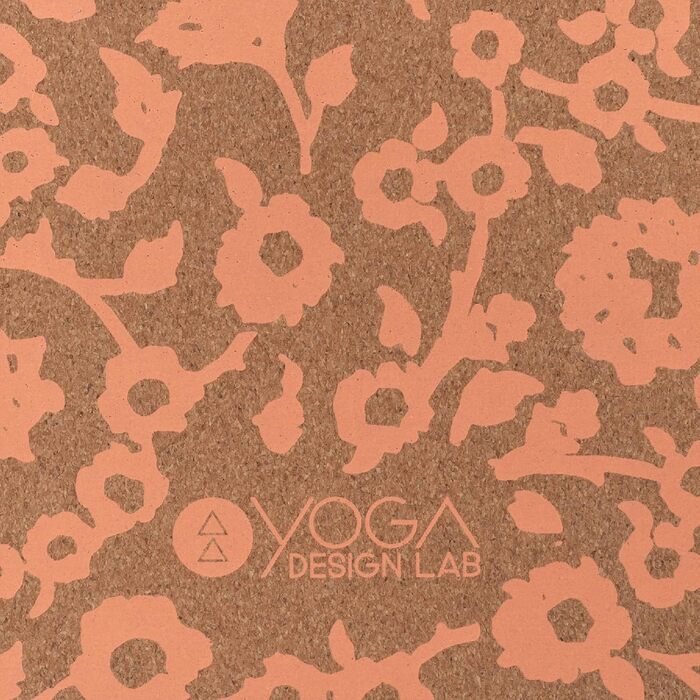 Килимок для йоги Yoga Design Lab з корка, екологічний, для хот-йоги, бікраму, аштанга, інтенсивних тренувань, преміум-якість, з ременем