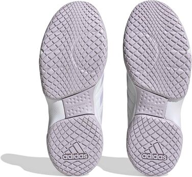 Жіночі кросівки Adidas Ligra 7 Indoor для залу (48 EU, білий, сріблястий, синій)