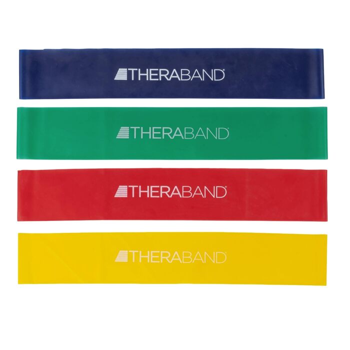 Набір еспандерів TheraBand для фітнесу та реабілітації - 5 рівнів опору