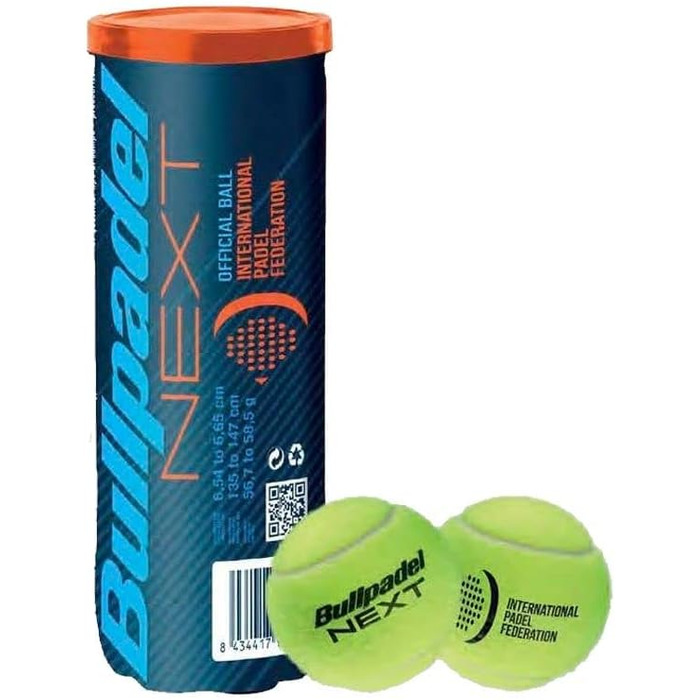 ZRZ Fip Next Padel Ball: Професійні м'ячі для падел-тенісу (3 банки по 3 м'ячі)