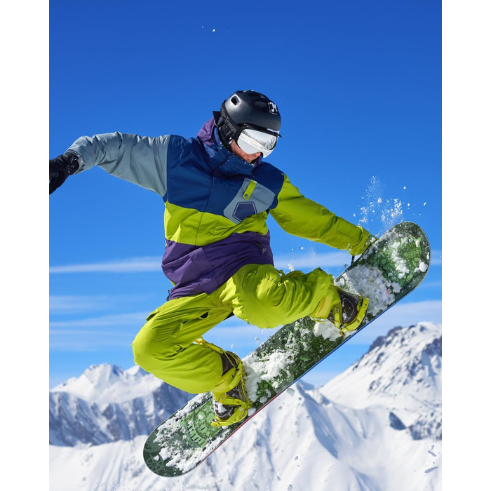 Снігові окуляри без рами для дорослих, широке поле зору, лінзи UV400 Anti-Fog, сноуборд окуляри для чоловіків та жінок, срібні