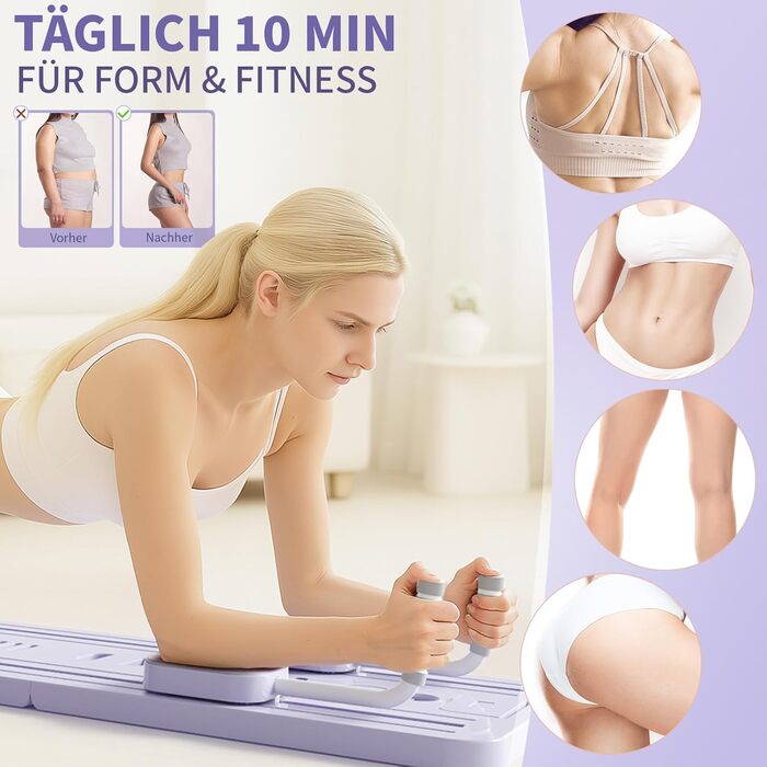 Реформатор Pilates Northdeer, оновлена версія 2025, складаний фітнес-борд 8-в-1, чорний