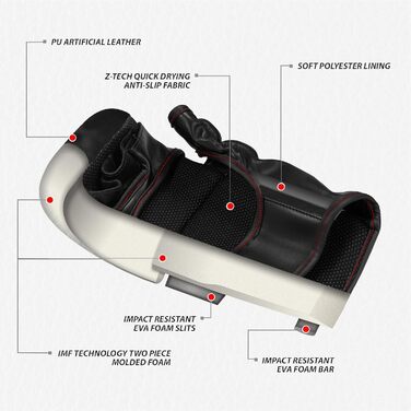 Боксерські рукавички Starpro для спарингу та греплінгу, захисні, для тренувань з муай-тай, ММА, кікбоксингу, фітнесу, розмір S, чорні-червоні
