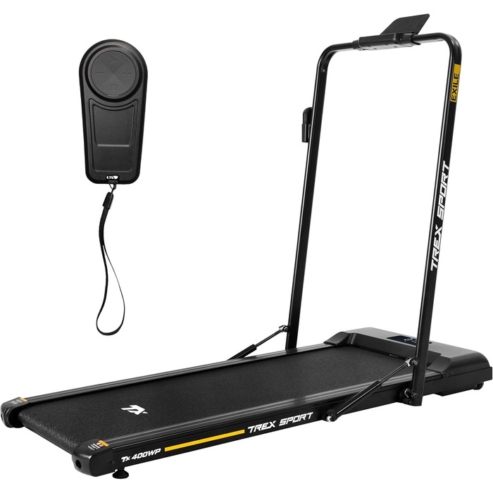 Бігова доріжка TREX SPORT TX-400WP Exile для дому, 12 км/год, LED-дисплей, дистанційне керування, APP-з'єднання, підходить для роботи за столом