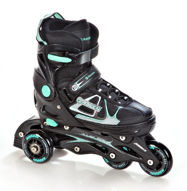 Регульовані ролики RAVEN Spirit, Black/White, розмір 37-40