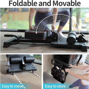 Легка фітнес Bank Deluxe 8400: Багатофункціональна лава для тренувань вдома, чорна