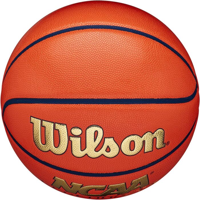 Баскетбольний м'яч Wilson NCAA Legend №7, помаранчево-золотий, для дорослих, універсальний