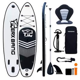 SUP дошка Tigerxbang надувна 320 см, комплект для Stand Up Paddling, чорна
