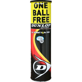Тенісні м'ячі Dunlop Fort Tournament 3+1, жовті