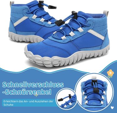 Дитячі шкарпетки-мокасини Saguaro для трекінгу та хайкінгу, легкі, дихаючі, антиковзні, розмір 24-36 EU, блакитні