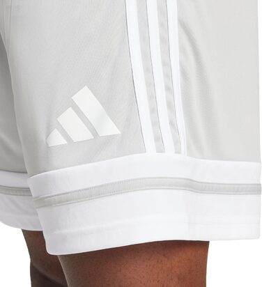 Спортивні чоловічі шорти adidas Squadra 25, колір Team Light Grey/White, розмір M