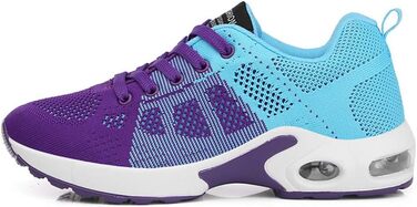 Кросівки для бігу та прогулянок для жінок та чоловіків. Легкі, зручні, модель Yy1722, фіолетовий (35 EU)