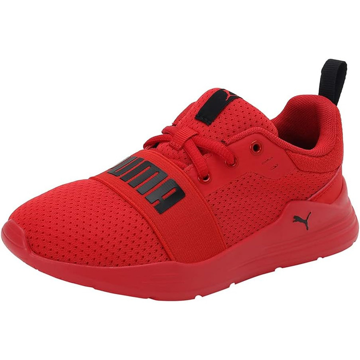 Дитячі кросівки PUMA Wired Run PS - Unisex, 28 EU, High Risk Red/Puma Black