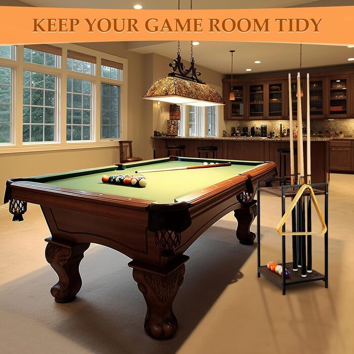 Стійка для київ (10 київ) - органайзер для більярдних київ, чорний, з підсвічуванням