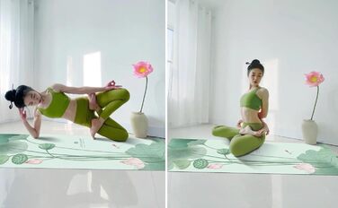 Йога-мат для подорожей з сумкою для зберігання