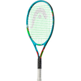 Дитяча тенісна ракетка Head Novak 25, синя, для дітей 8-10 років, розмір ручки 0.5
