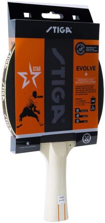 Набірний тенісний ракетка Stiga 1-Star Evolve, червоно-чорний, універсальний розмір