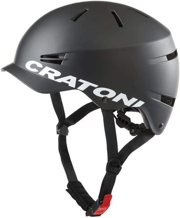 Велошолом Cratoni C-Grand чорний матовий 58-61 см для дорослих та підлітків MTB BMX City Cross