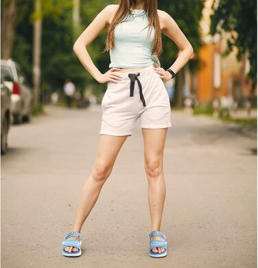 Спортивні сандалі KuaiLu жіночі з м'якою устілкою, ортопедичні, для активного відпочинку та подорожей (блакитні, 42 EU)