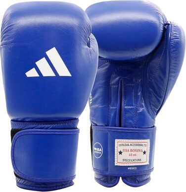 Боксерські рукавички adidas IBA з липучкою для тренувань, боксу, унісекс