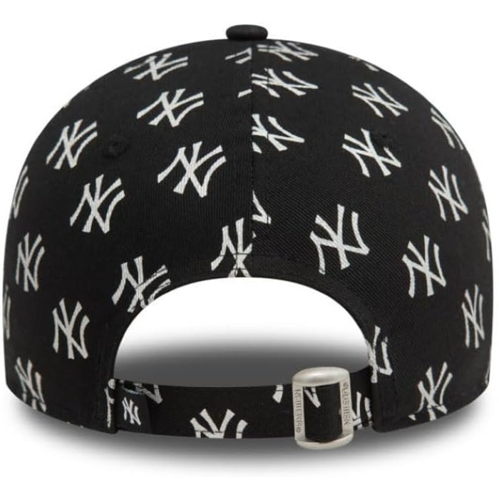 Кепка New Era MLB з логотипом команди для жінок, регульована, вигнутий козирок, бейсболка NY LA, універсальний розмір (New York Yankees #36501, універсальний розмір)