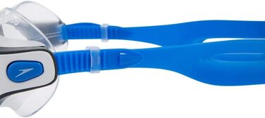 Унісекс маска для плавання Speedo Biofuse Rift, розмір універсальний, колір лавовий червоний/сірий/димчастий
