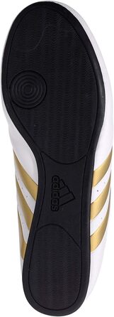 Кеди для карате та тхеквондо Adidas для дорослих та дітей, білий та золотий, 38.5 EU