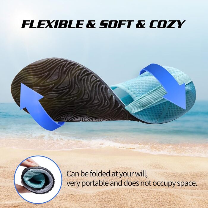 Водні черевики для плавання та відпочинку на пляжі WateLves: чоловічі та жіночі, швидко сохнуть, дихаючі, унісекс, розміри 34-47 EU, кольори: світло-зелений, блакитно-сірий