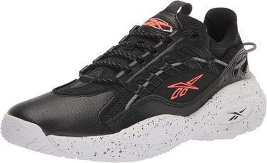 Баскетбольне взуття Reebok Unisex Lösung Mitte (36/38.5 EU, Чорний, Білий, Помаранчевий)
