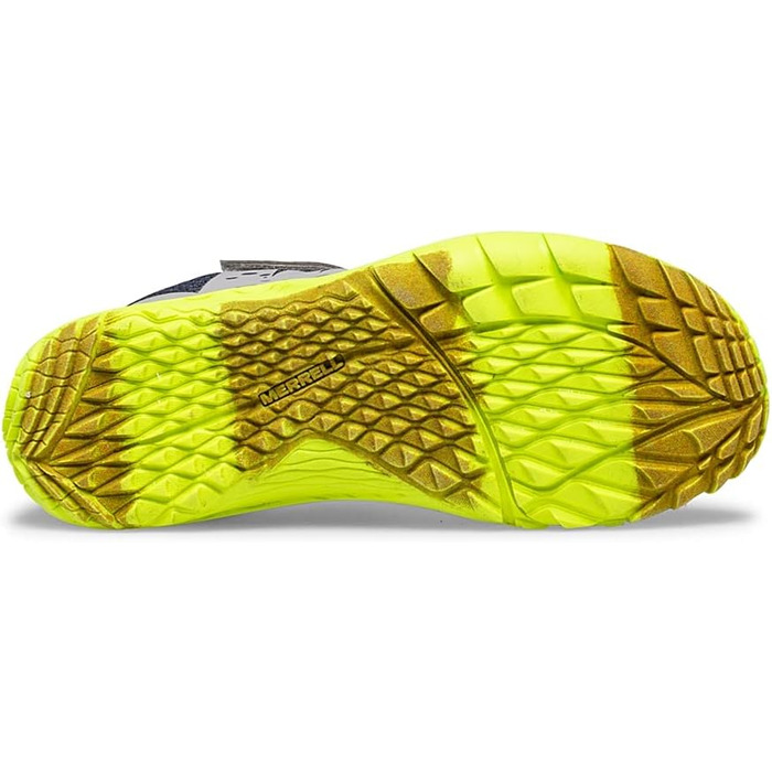 Кросівки Merrell Trail Glove 5 A/C для занять спортом (38 EU, сірий, темно-синій, лимонний)