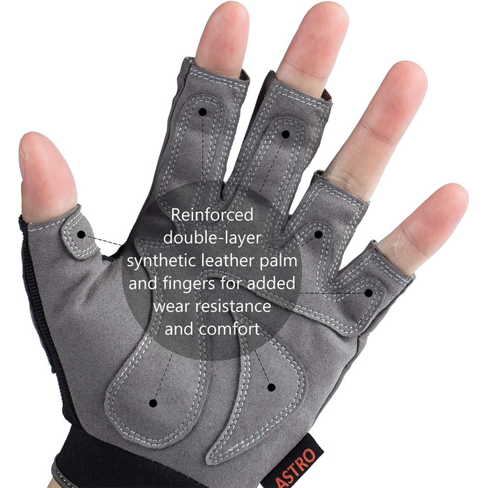 Рукавички для велосипеда, риболовлі, альпінізму Badah Atro: захист від холоду, комфорт та зчеплення