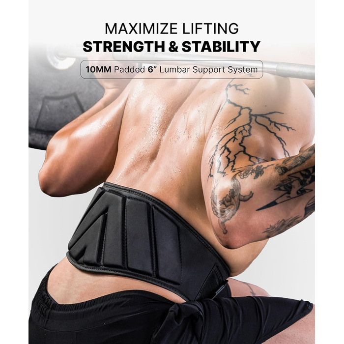 Пояс для важкої атлетики DMoose з системою самоблокування - для чоловіків та жінок - для фітнесу, важкої атлетики, бодібілдингу, кросфіту (зелений, обхват талії 93-101 см (Large))