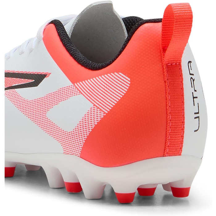 Дитячі футбольні бутси PUMA Ultra 5 Play Mg Jr (36 EU) – білий, чорний, червоний