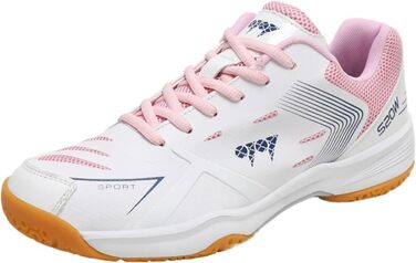 Унісекс тенісні кросівки: легкі, дихаючі, для залу та вулиці (білий рожевий, 40 EU)
