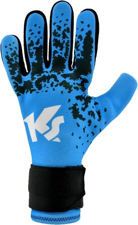 Воротарські рукавички KEEPERsport Varan Challenge 3mm Grip - для дорослих та дітей, розмір 4-11, блакитні