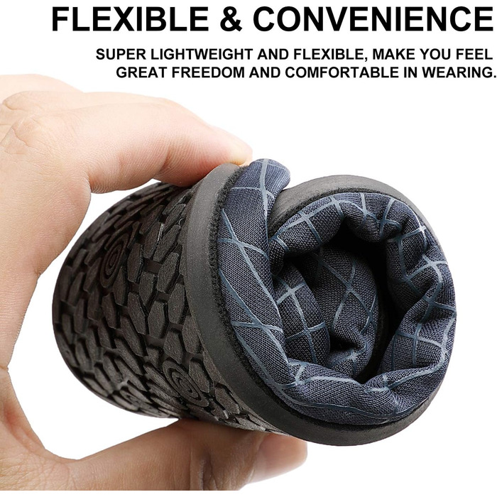 Чоловічі та жіночі шкарпетки для плавання Sixspace - аквашузи, шкарпетки для басейну, пляжні шкарпетки, швидковисихаючі, дихаючі, для серфінгу, йоги, темно-синій (39 EU)