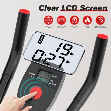 Тренування пресу RELIFE: компактний складаний тренажер для дому. AB-тренажер для ефективних вправ на прес, чорний