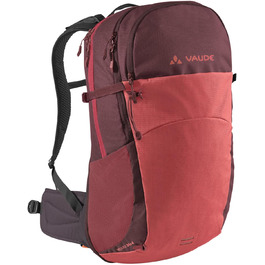 Туристичний рюкзак VAUDE Wizard 24+4 літри, водовідштовхувальний, для жінок і чоловіків, комфортна спинка, багато відділень, колір червоний (Redeva)
