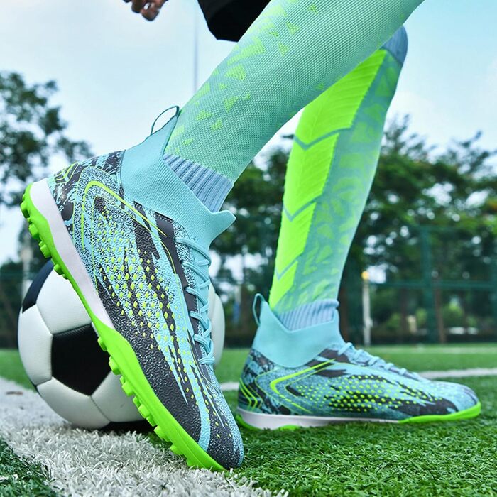 Дитячі футбольні бутси Donbest для хлопчиків, під штучні поля, AG FG, синій, розмір 36 EU