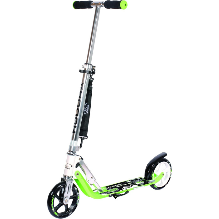 Самокат HUDORA Big Wheel 180, складаний міський, зелений, модель 14745